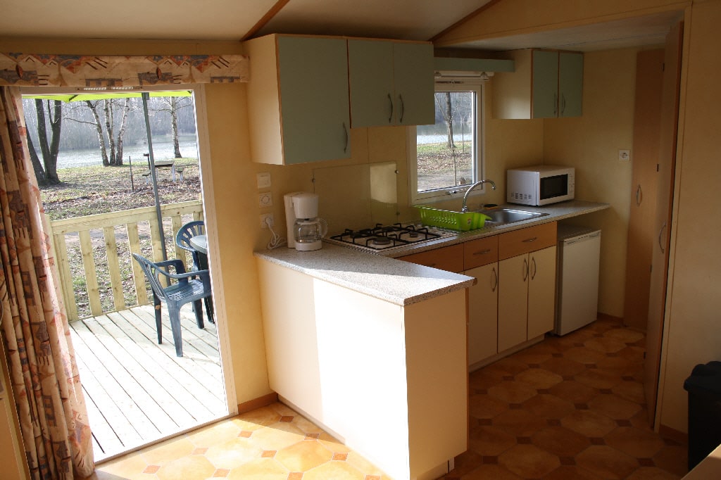 Coin cuisine du mobil-home